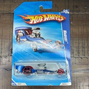 2009 Mattel Hot Wheels Madfast Blue and Red Toy Car Bundle 2/$15